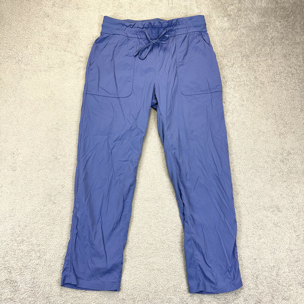 Lululemon Beyond The Studio Crop Jogger Pants Blue Size 8 LW6BJBS Dance Studio